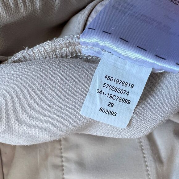 Chico's So Slimming Pants Size 3R (16R) Sophia Slim Ankle Khaki Tan - Picture 7 of 12